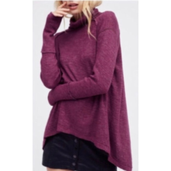 We The Free Tops - We the Free Cowl Neck Split Back Top